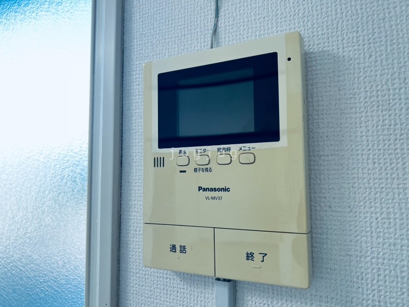 セキュリティ　モニター付きでセキュリティ安心。