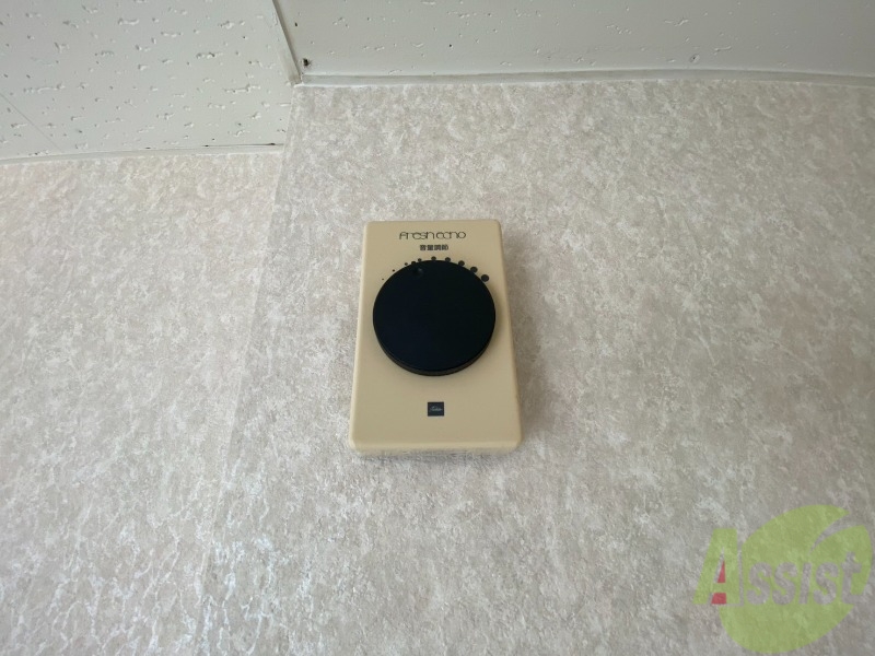 セキュリティ　来客時にはこちらのチャイムで知らせてくれます。