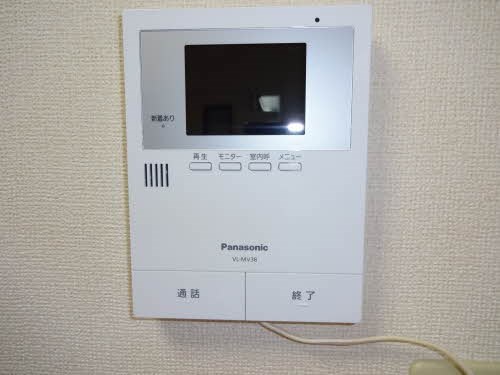 セキュリティ　モニター付きインターホンで安心