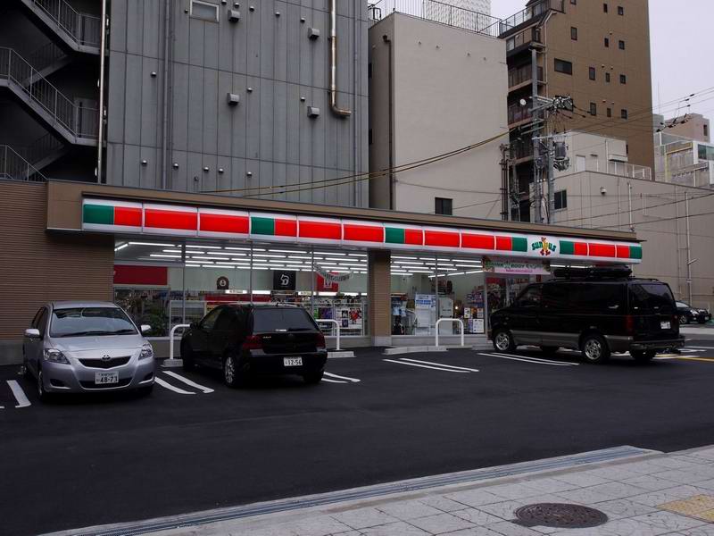 コンビニ　サンクス 大阪常盤町店（コンビニ）まで200m