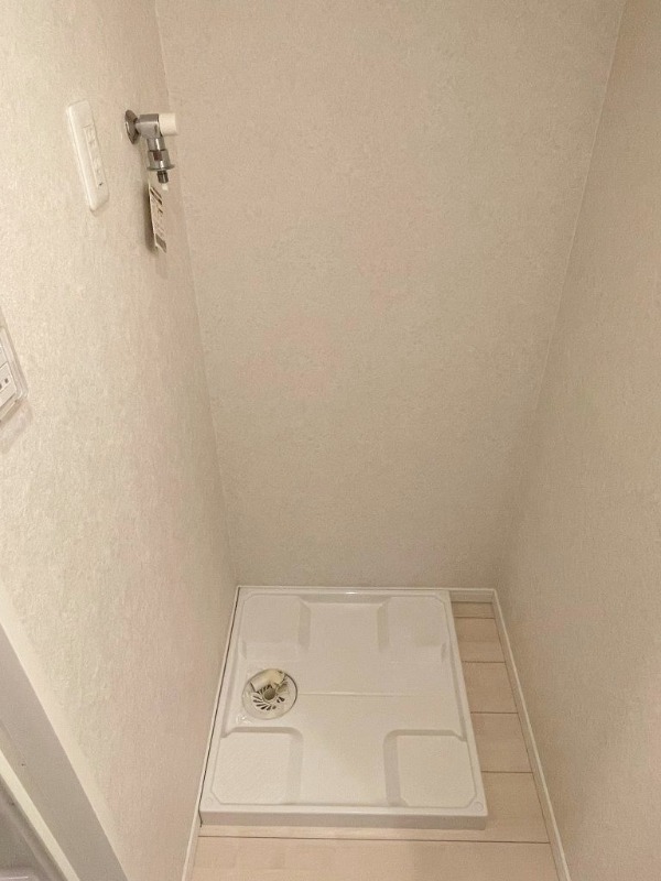 その他　洗濯機も置けます。