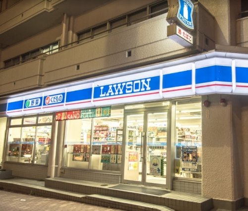 コンビニ　ローソン 永代橋店（コンビニ）まで301m