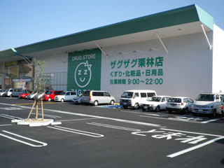 ドラックストア　ザグザグ栗林店（ドラッグストア）まで310m