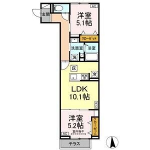 セレスティア高島平IIIの間取り写真