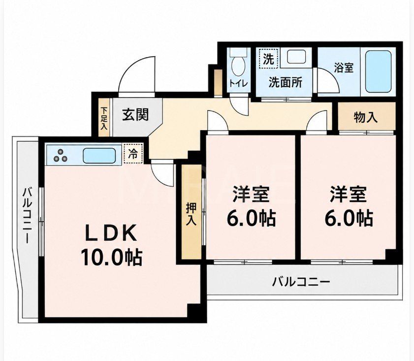 林ビルの間取り写真