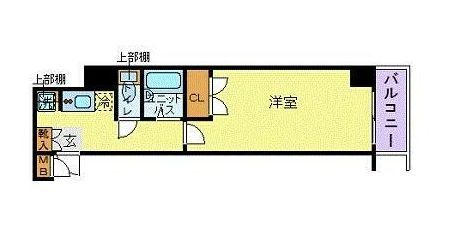 東急田園都市線 三軒茶屋駅 徒歩6分 9階建 築27年の間取り写真
