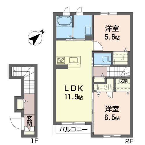 シャーメゾン本陣前の間取り写真