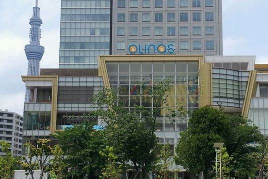 ショッピングセンター　olinasコア（ショッピングセンター）まで374m