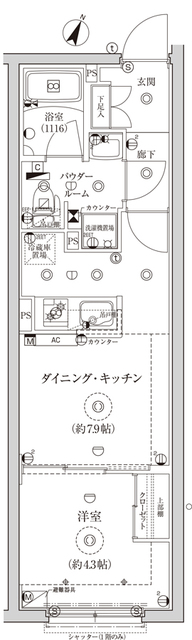 CREATIF池袋の間取り写真