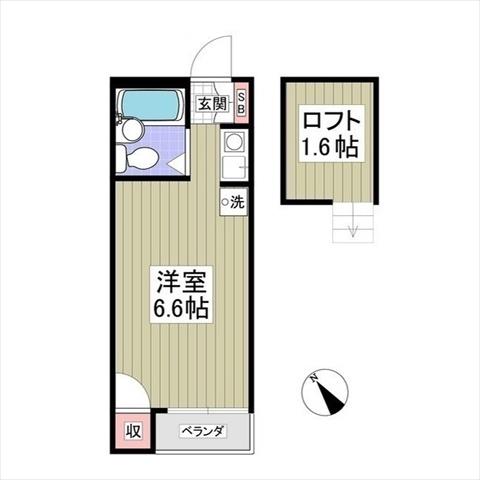 アップルハウス三ツ沢南町の間取り写真