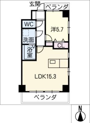 ハピネス鶴田町の間取り写真
