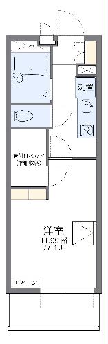 レオパレスメゾン MIIの間取り写真