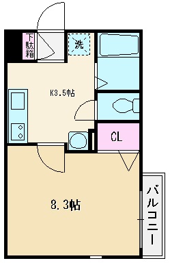 グリーンヒルズの間取り写真