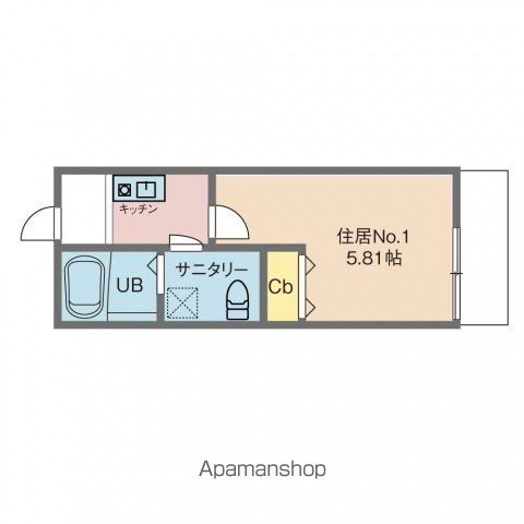 ＪＲ中央線 西荻窪駅 徒歩7分 2階建 築9年の間取り写真