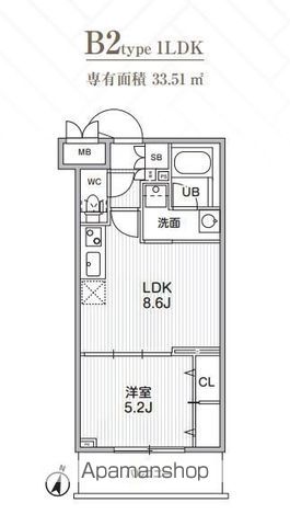 Alivis志村三丁目の間取り写真
