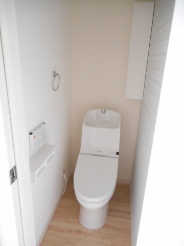 トイレ　ゆったりとした空間のトイレです