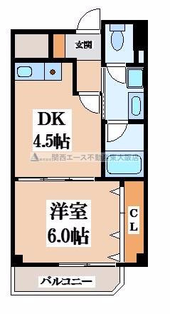 コレクトフォーレ住道の間取り写真