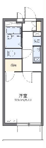 レオパレスアルタ殿町の間取り写真