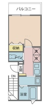 エアカーサ梅島の間取り写真