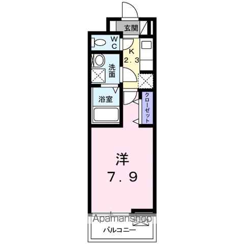 ＪＲ常磐線 南柏駅 徒歩15分 3階建 築6年の間取り写真