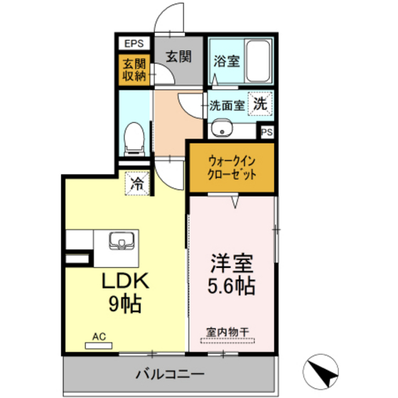 ＪＲ可部線 七軒茶屋駅 徒歩5分 3階建 築8年の間取り写真