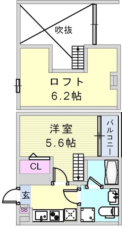 ファーストゲートコウベの間取り写真