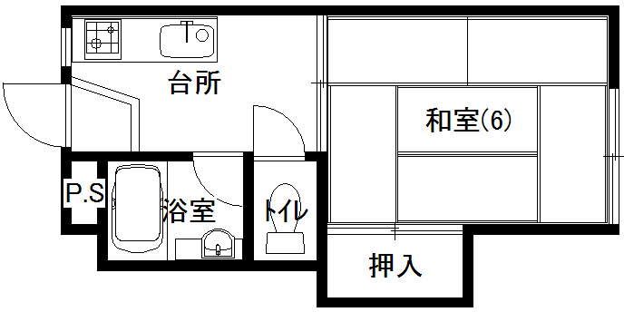 フラワーハイツの間取り