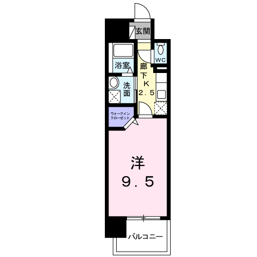 ファミーユ南蛮の間取り