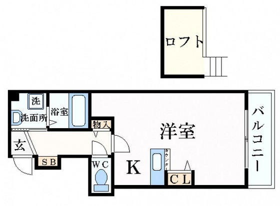 Ｋ・Ｙ　ＢＬＤ．の間取り