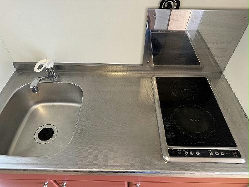 キッチン　キッチン混合水栓設置済みです