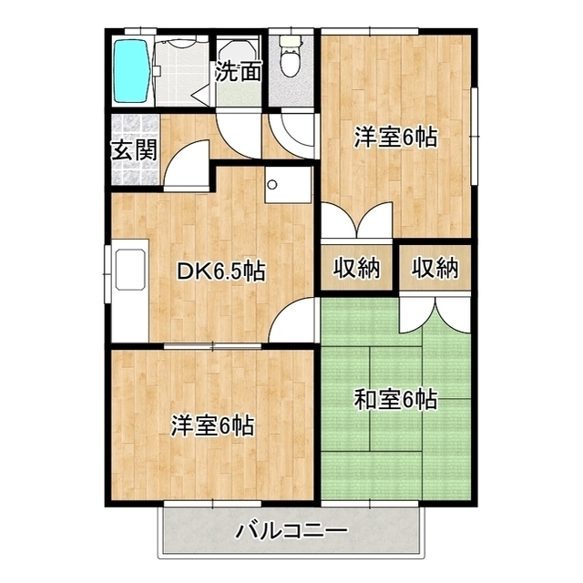 サンハイツ中田IIの間取り