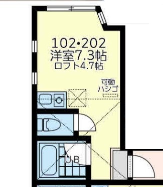 ユナイト新町イタリーノの間取り