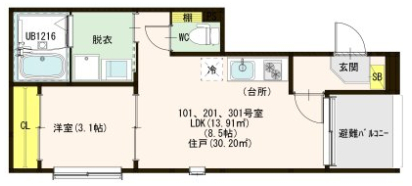 grandの間取り写真