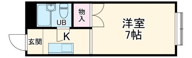 京都市西京区山田御道路町のマンションの間取り