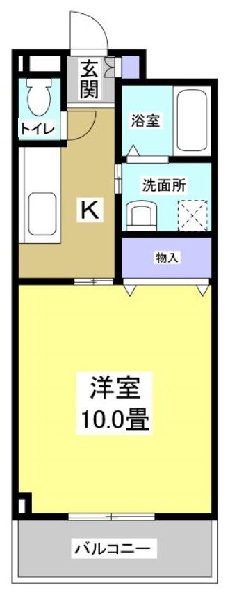 静岡県浜松市中央区住吉２（アパート）の賃貸物件の間取り