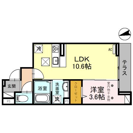 【D-RESIDENCE仙波町の間取り】