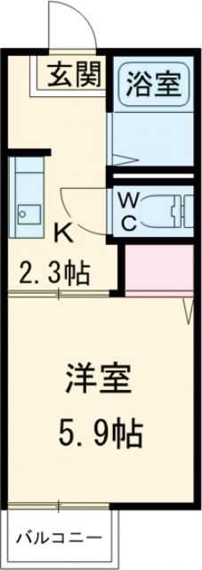 スカイハイツの間取り