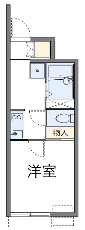 横須賀市津久井のアパートの間取り