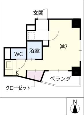 サンパーク上前津の間取り