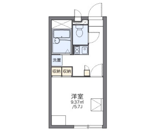 レオパレス赤田IIの間取り