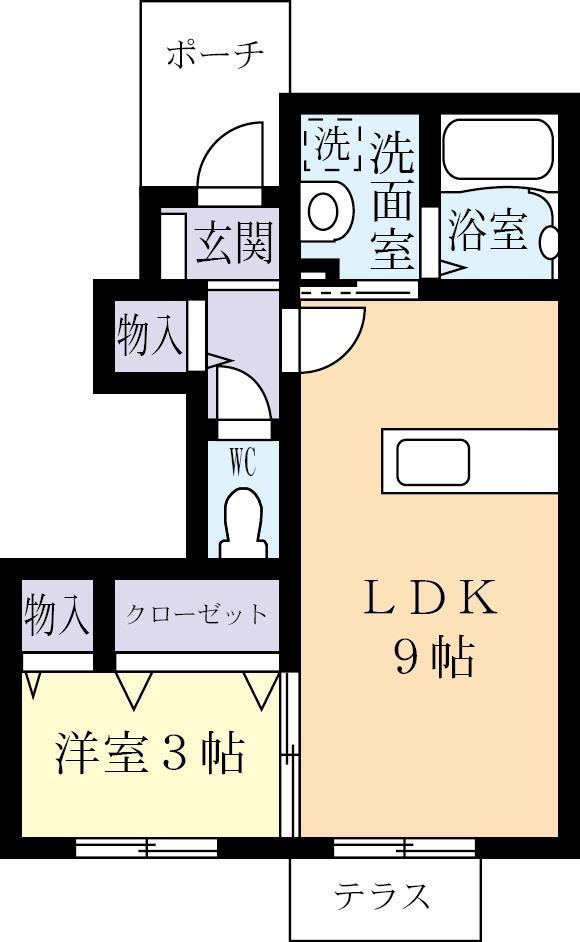 ヴァリエおおつ野の間取り