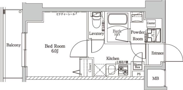 足立区西新井本町のマンションの間取り