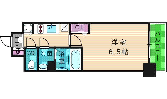 アドバンス大阪バレンシアの間取り