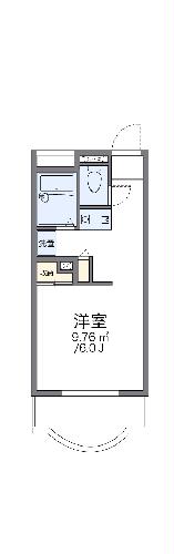 レオパレスパティオの間取り