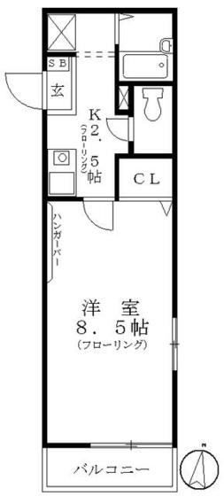 ボヌール井草の間取り