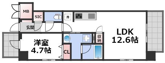 スプランディッドVIIIの間取り