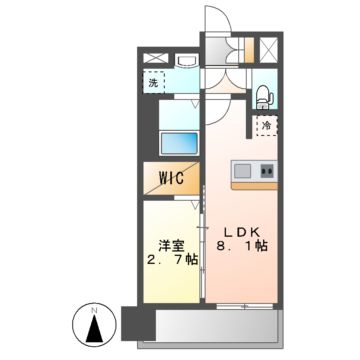 エスリード葵　広小路通の間取り