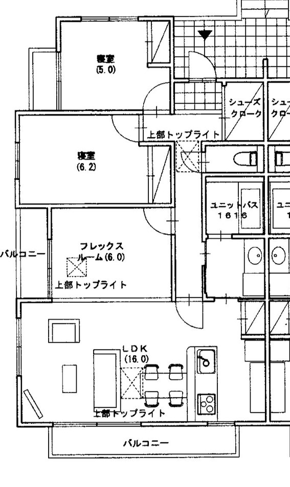 RLの間取り