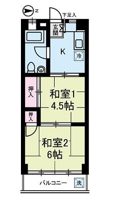 世田谷区桜丘のマンションの間取り