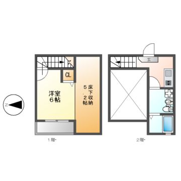 カーサ　アージョの間取り